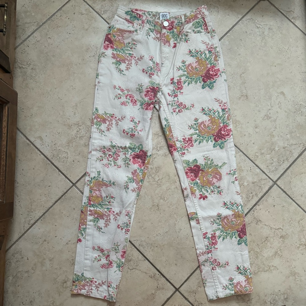Urban Outfitters BDG Women’s Floral Jeans